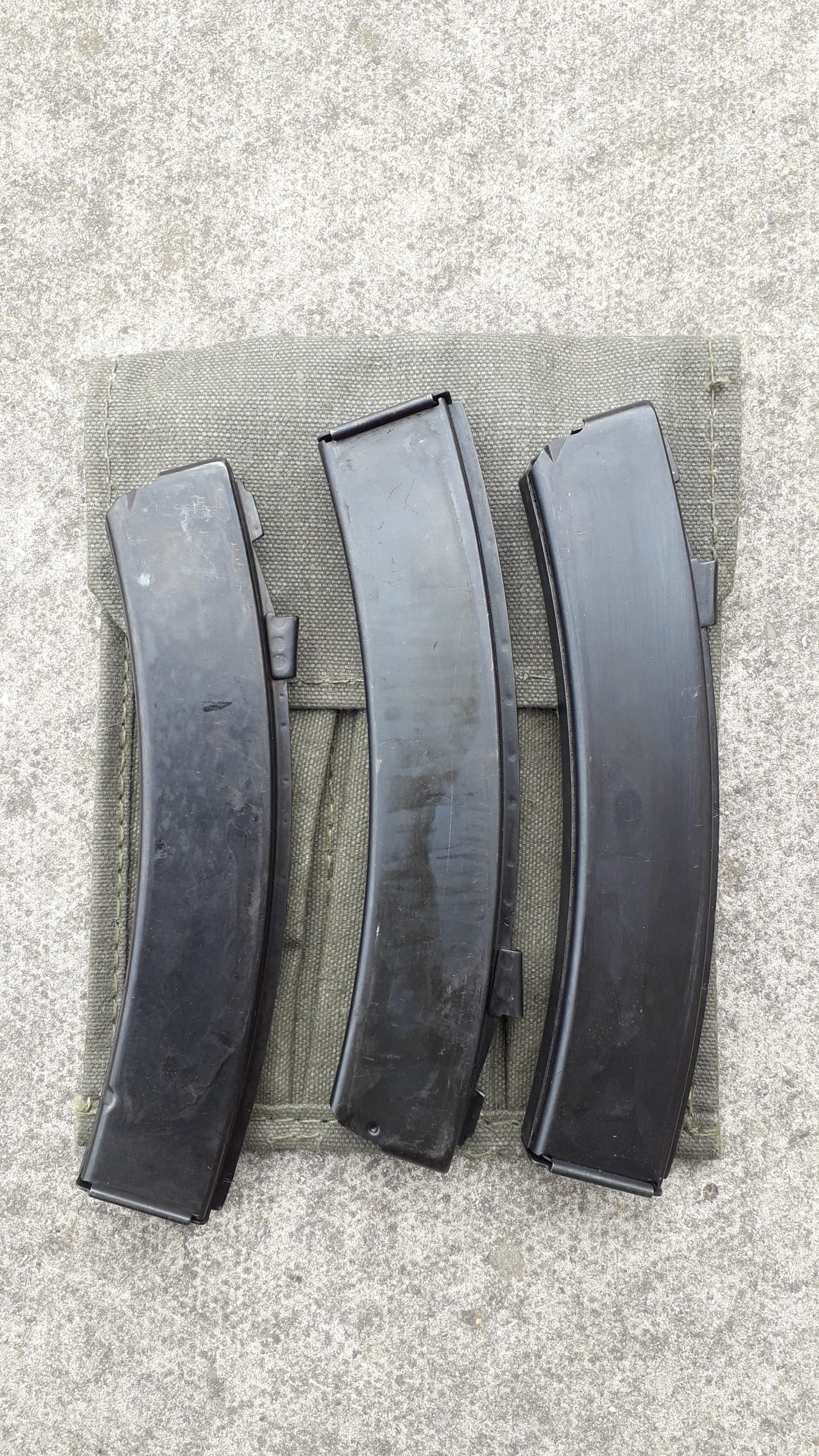 Russian PPS43 mags x 3 in canvas pouch.
