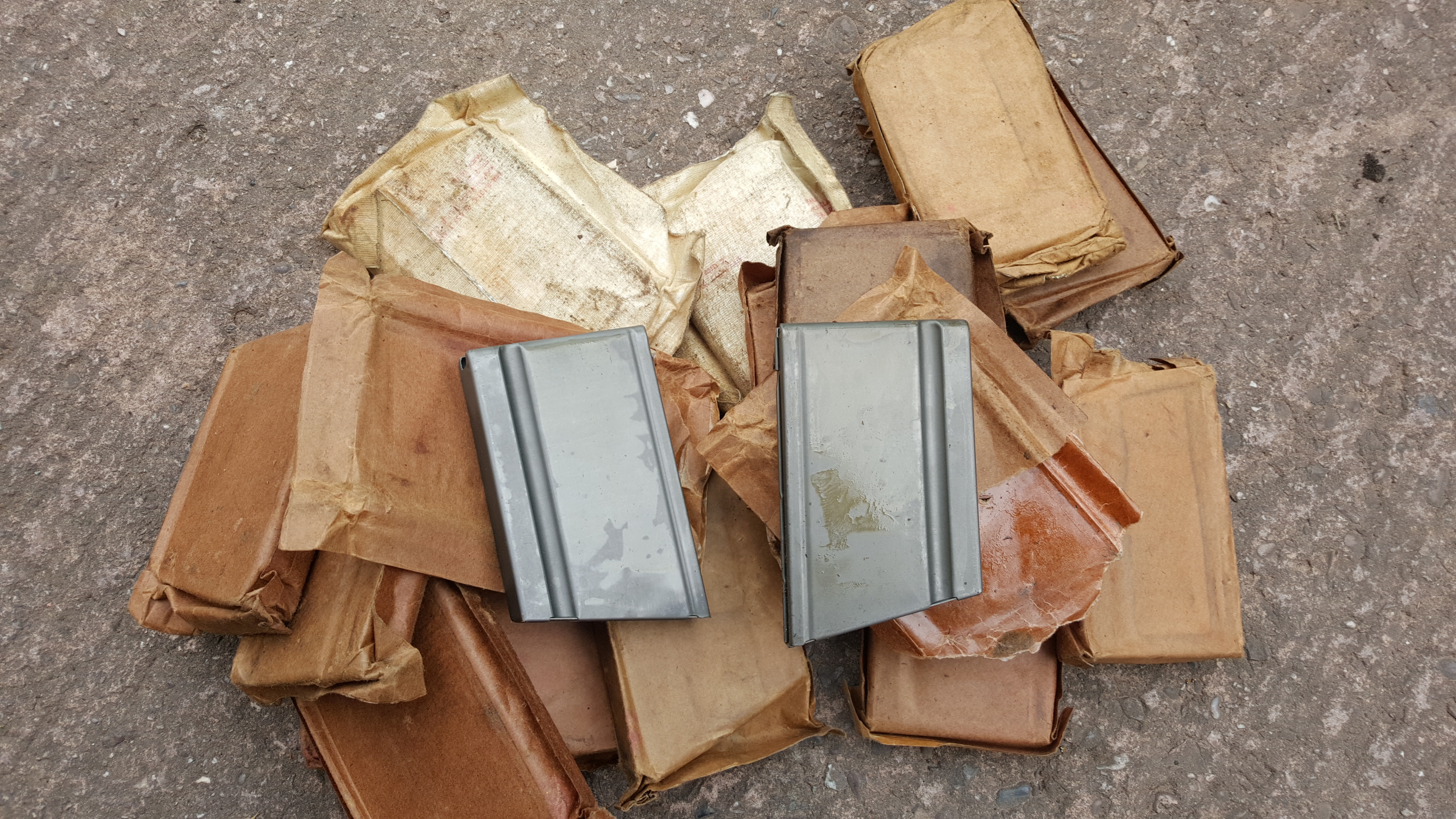 BAR (Browning Automatic Rifle) magazines x 2