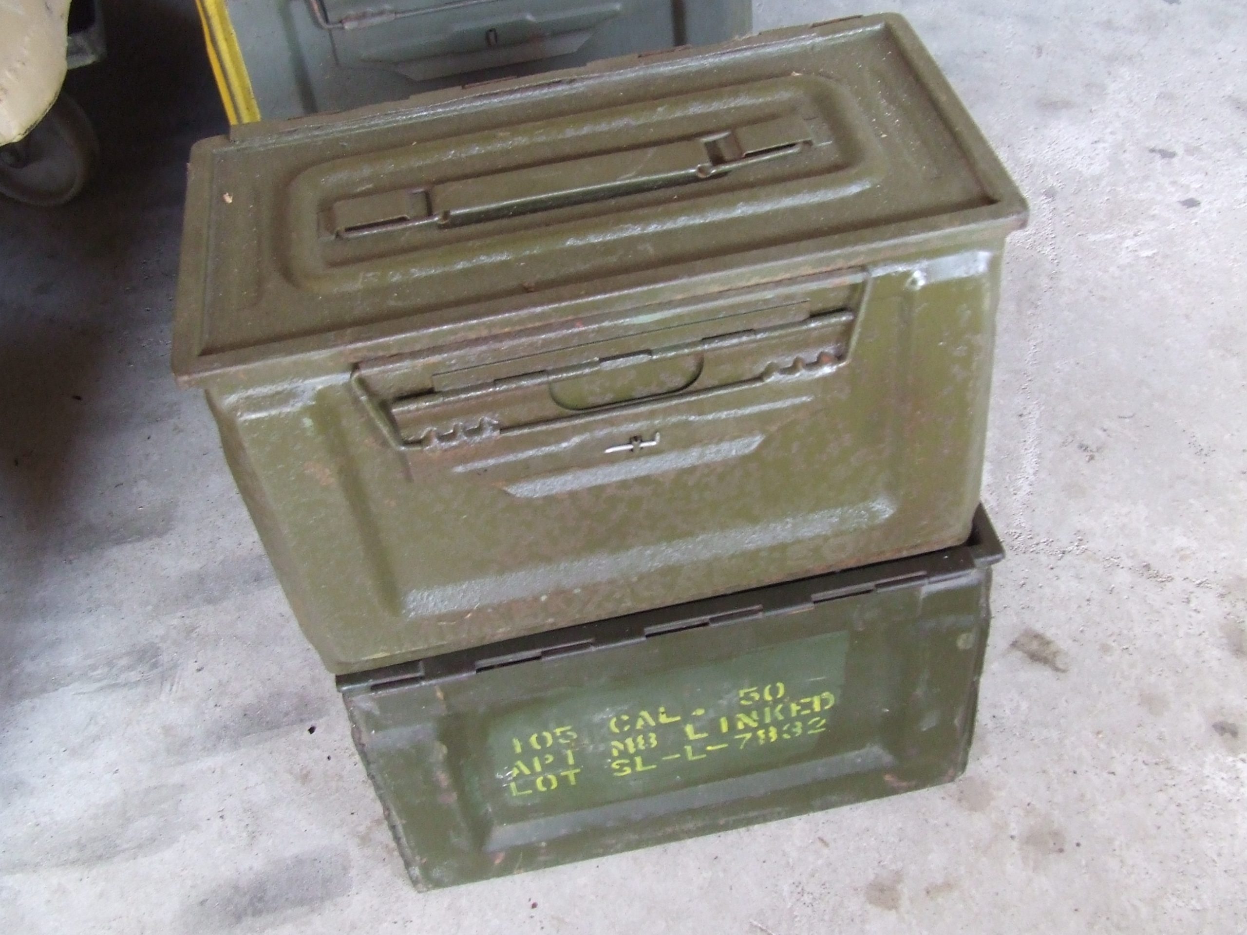 .50 cal ammo box - Flaming Bomb Marked - Image 2