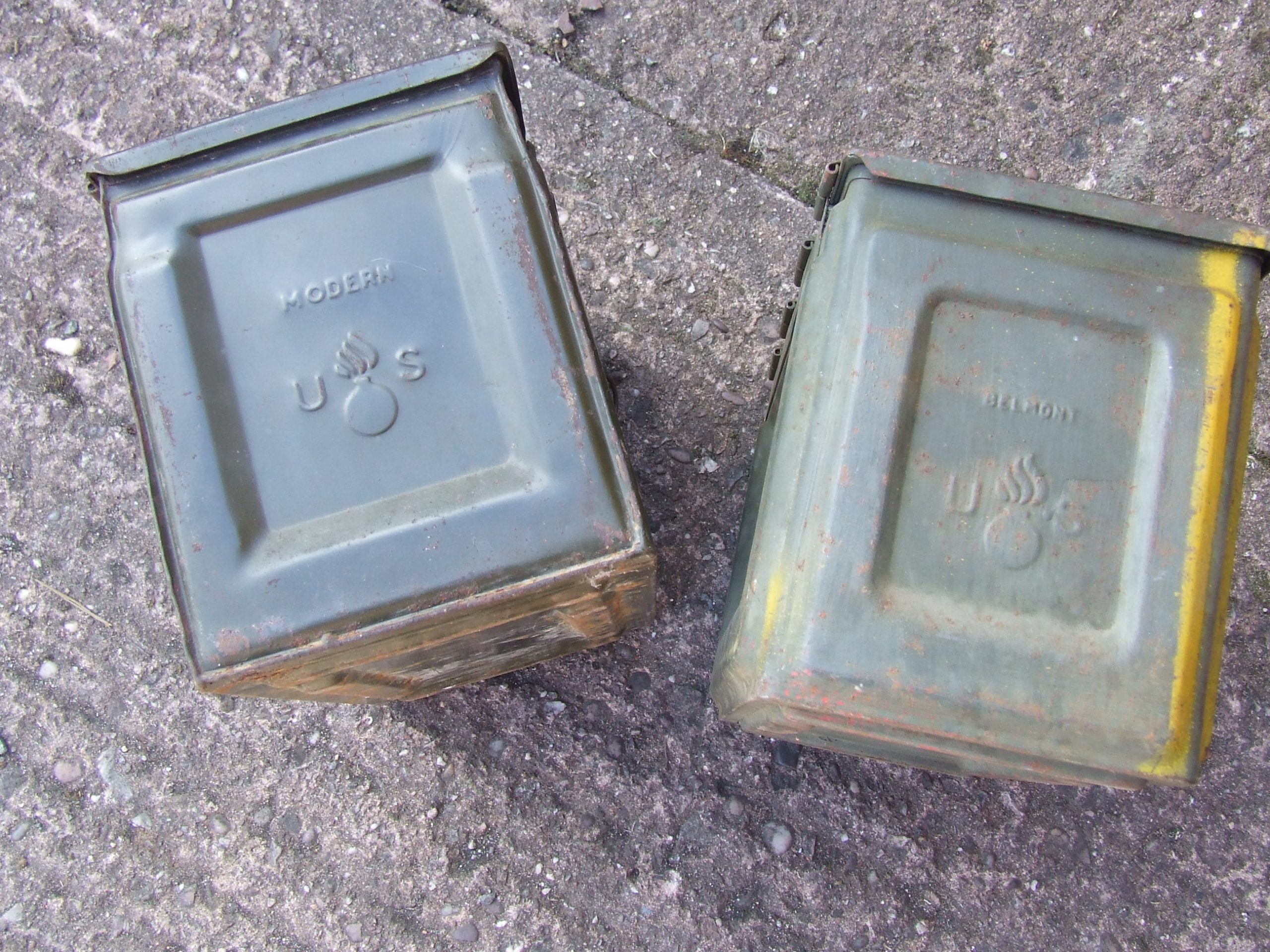 .50 cal ammo box - Flaming Bomb Marked - Image 3