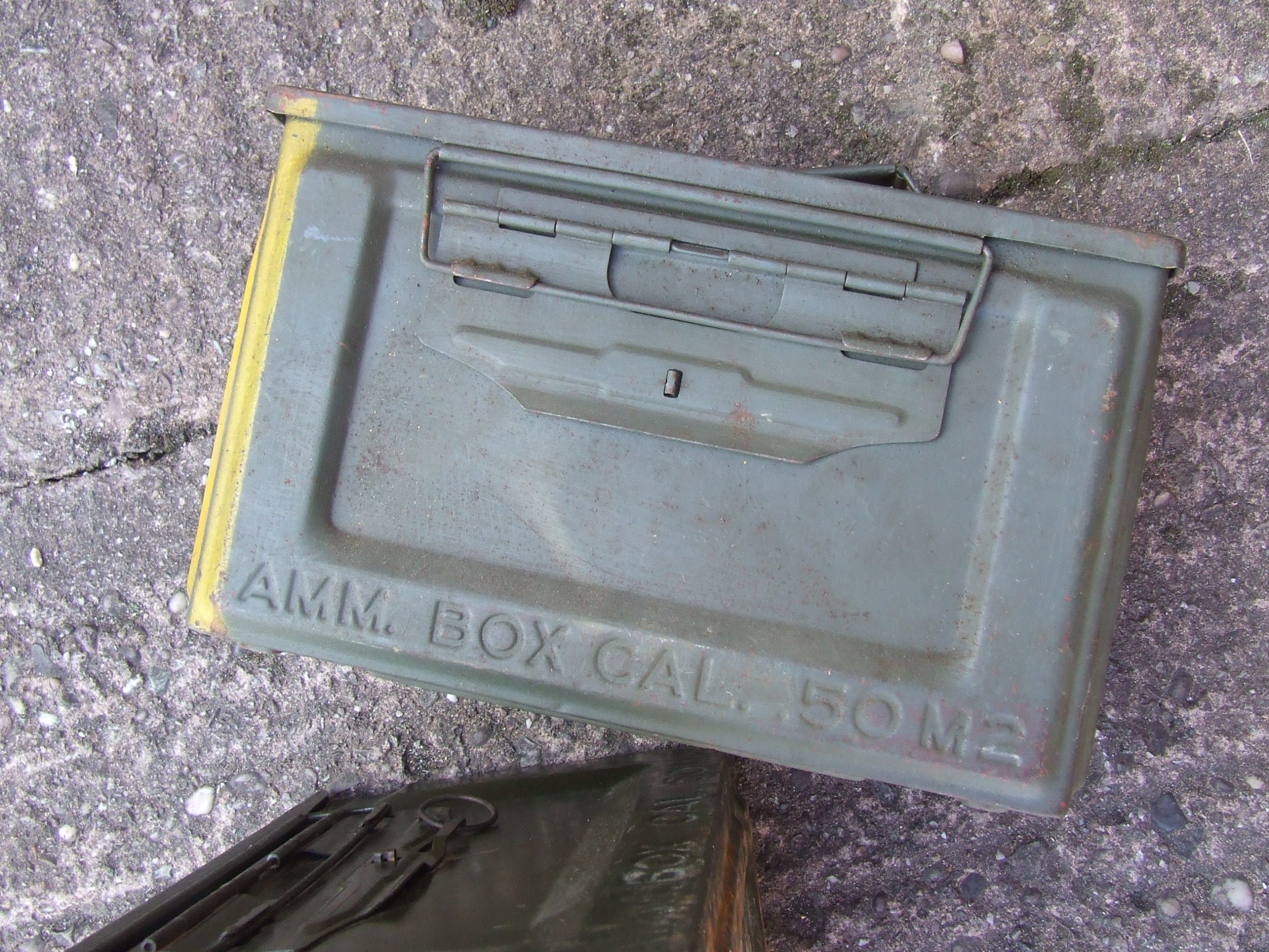 .50 cal ammo box - Flaming Bomb Marked - Image 5