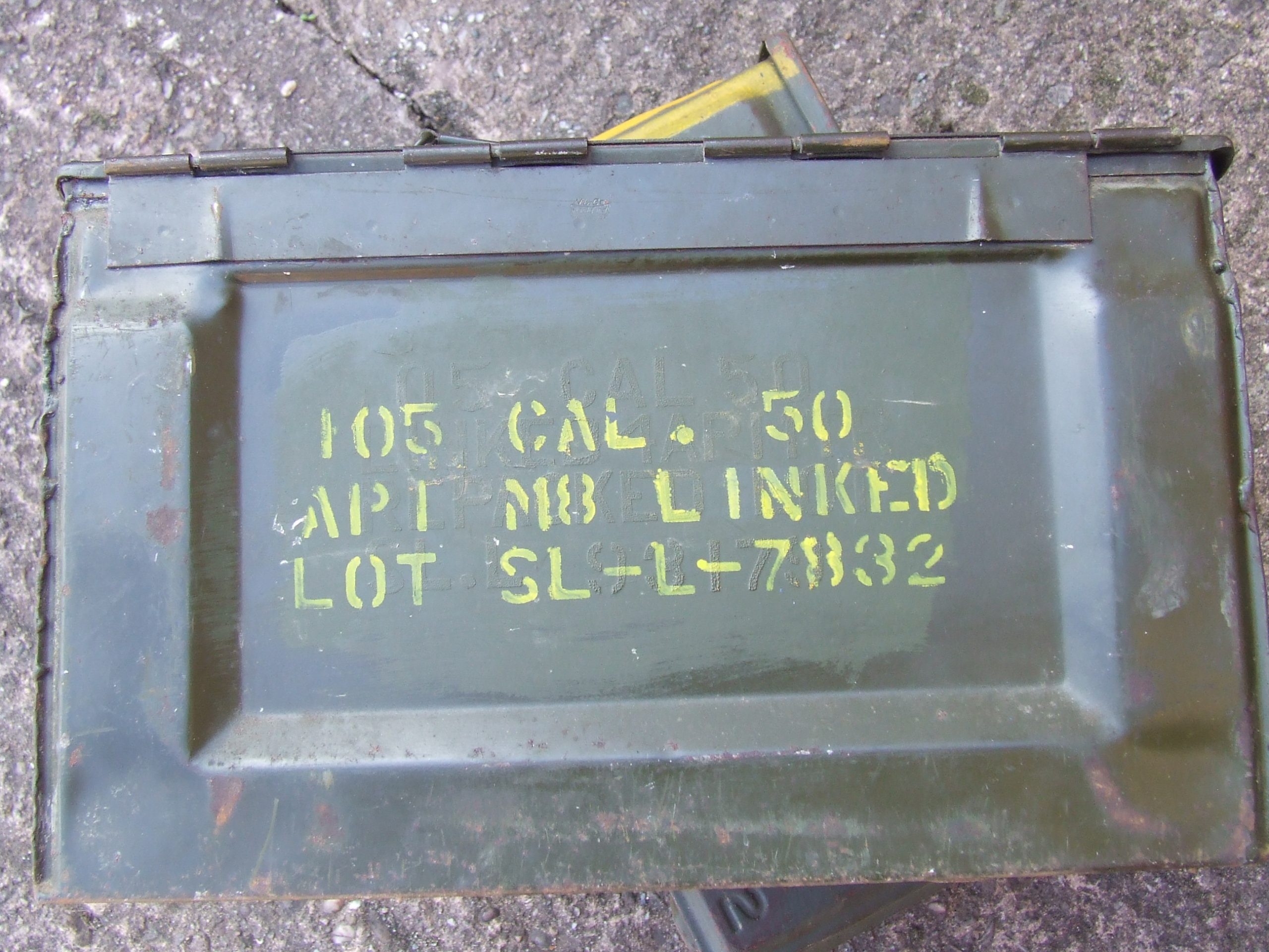 .50 cal ammo box - Flaming Bomb Marked - Image 4