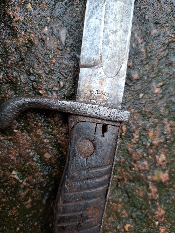 German Seitengewehr 98 "Butcher" bayonet & scabbard - Image 2
