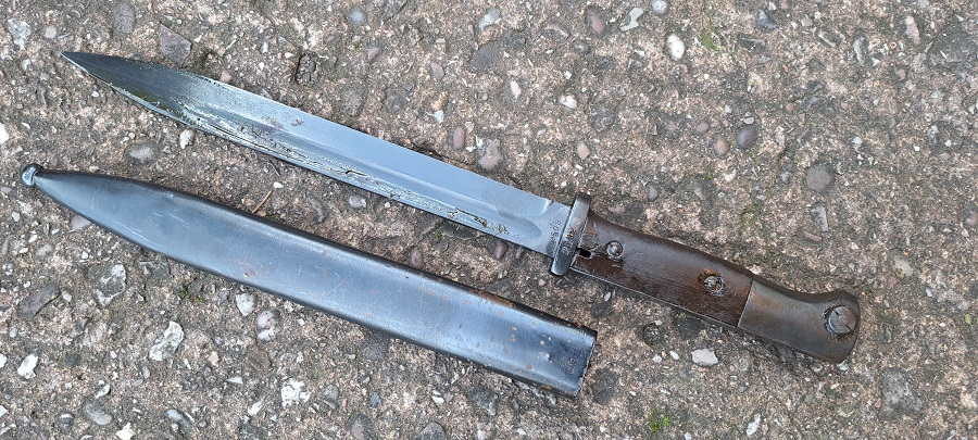 German K98 Bayonet & Scabbard - dated 1943 #6 - Image 2
