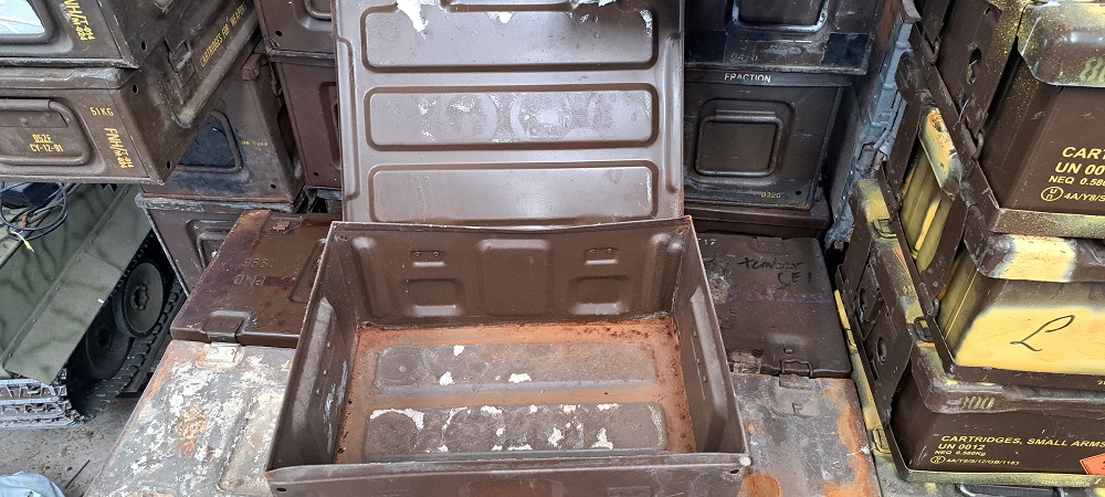 NATO / British .303 Ammunition box. - Image 2