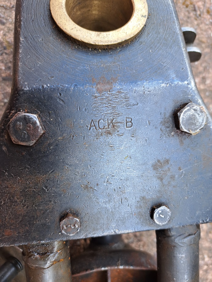 M2 Tripod for the .30 cal Browning dated 1942 Acklin Stamping Co. - Image 3