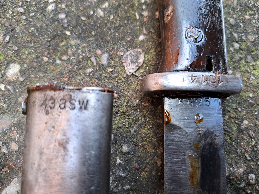German K98 Bayonet & Scabbard #14 - Image 3