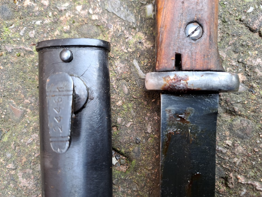 German K98 Bayonet & Scabbard #16 - Image 3