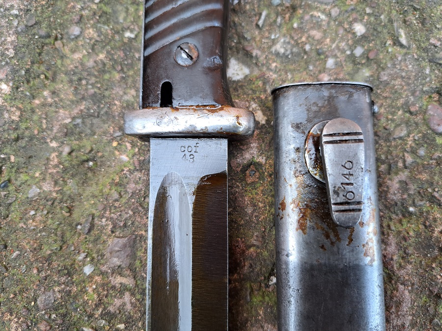 German K98 Bayonet & Scabbard #19 - Image 3