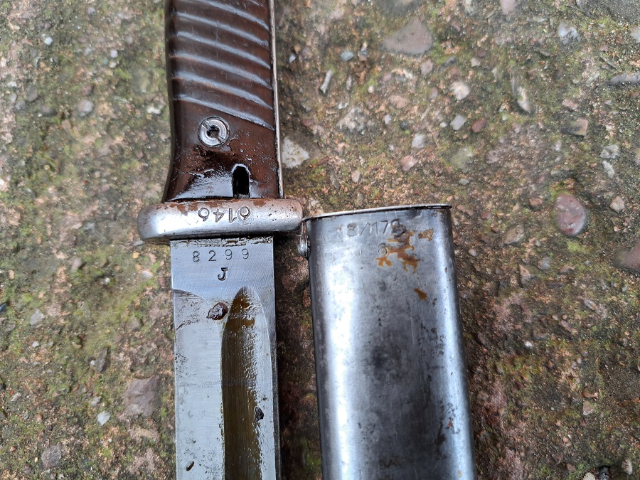 German K98 Bayonet & Scabbard #19 - Image 4