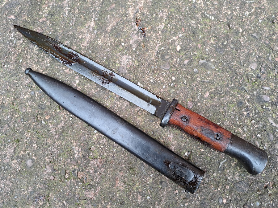 German K98 Bayonet & Scabbard #2 Carl Eichorn