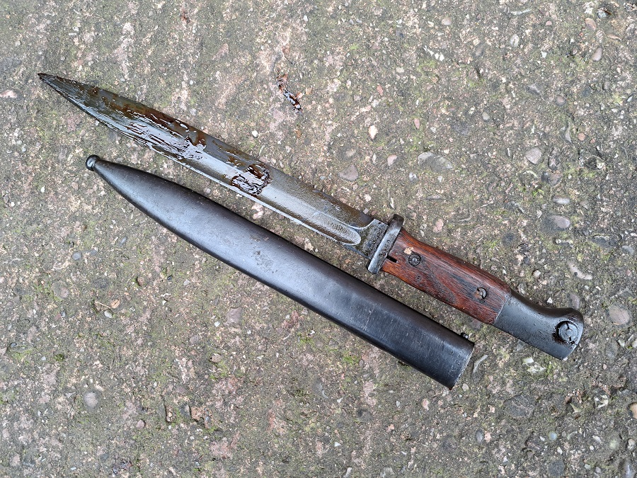 German K98 Bayonet & Scabbard #2 Carl Eichorn - Image 2