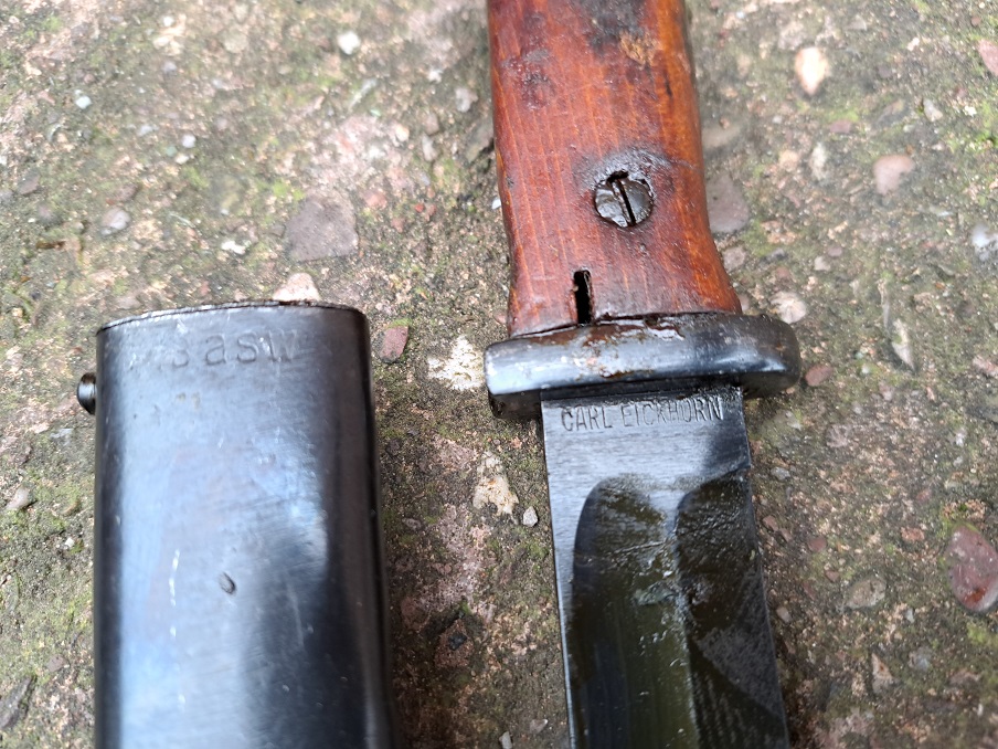 German K98 Bayonet & Scabbard #2 Carl Eichorn - Image 3