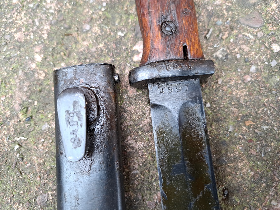 German K98 Bayonet & Scabbard #2 Carl Eichorn - Image 4