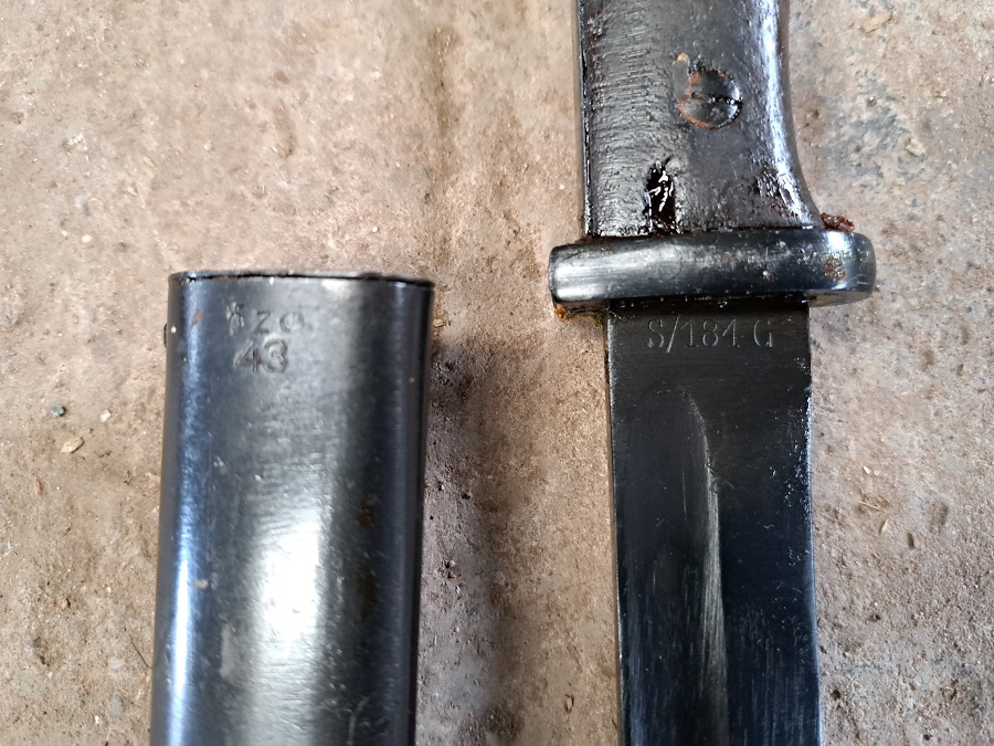 German K98 Bayonet & Scabbard #18 - Image 4