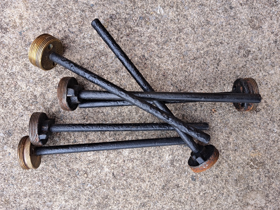 WW1 Mills Bomb baseplate & rod (rifle grenade)