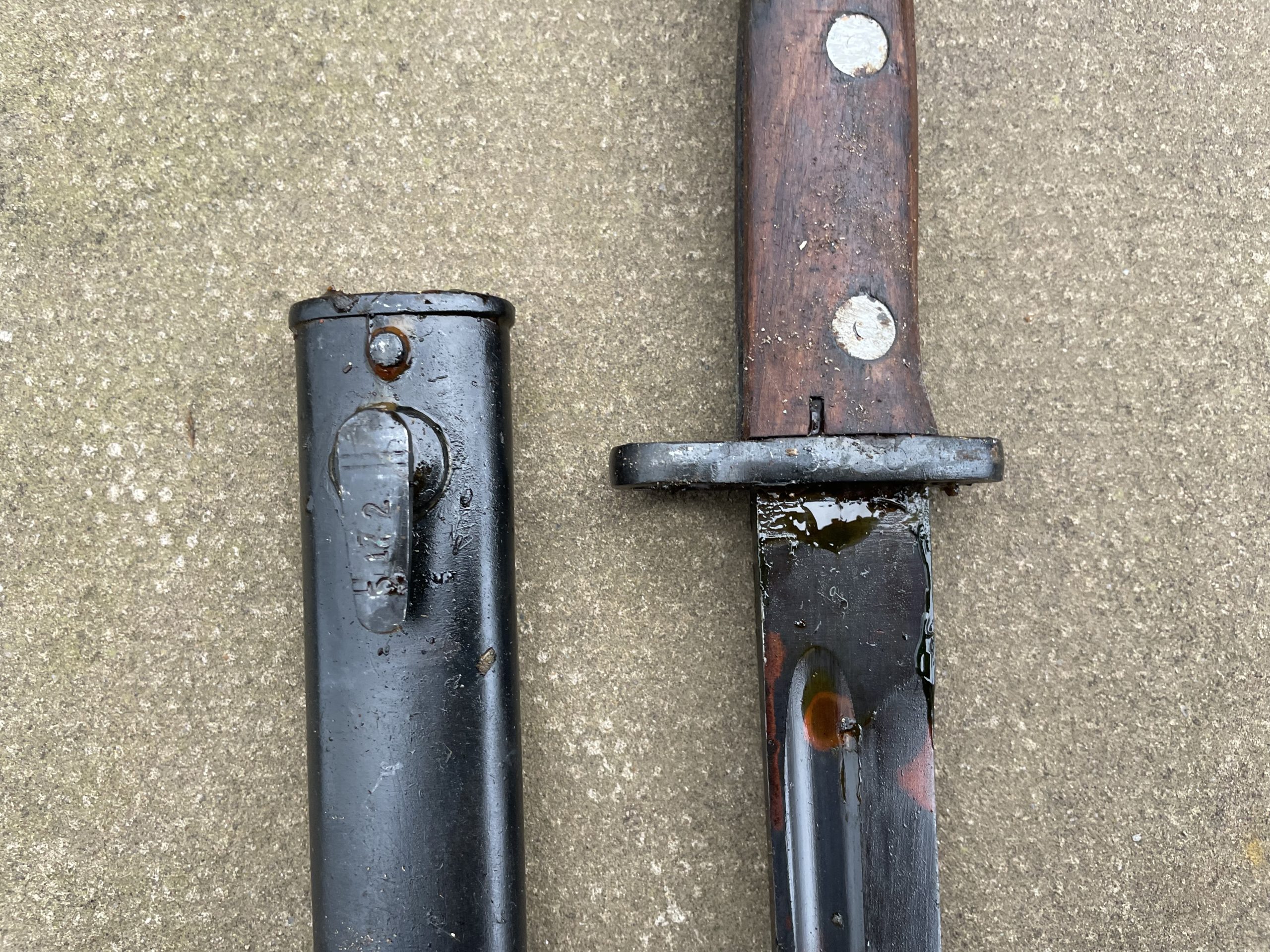 Mauser (Long) Bayonet & scabbard - Image 2