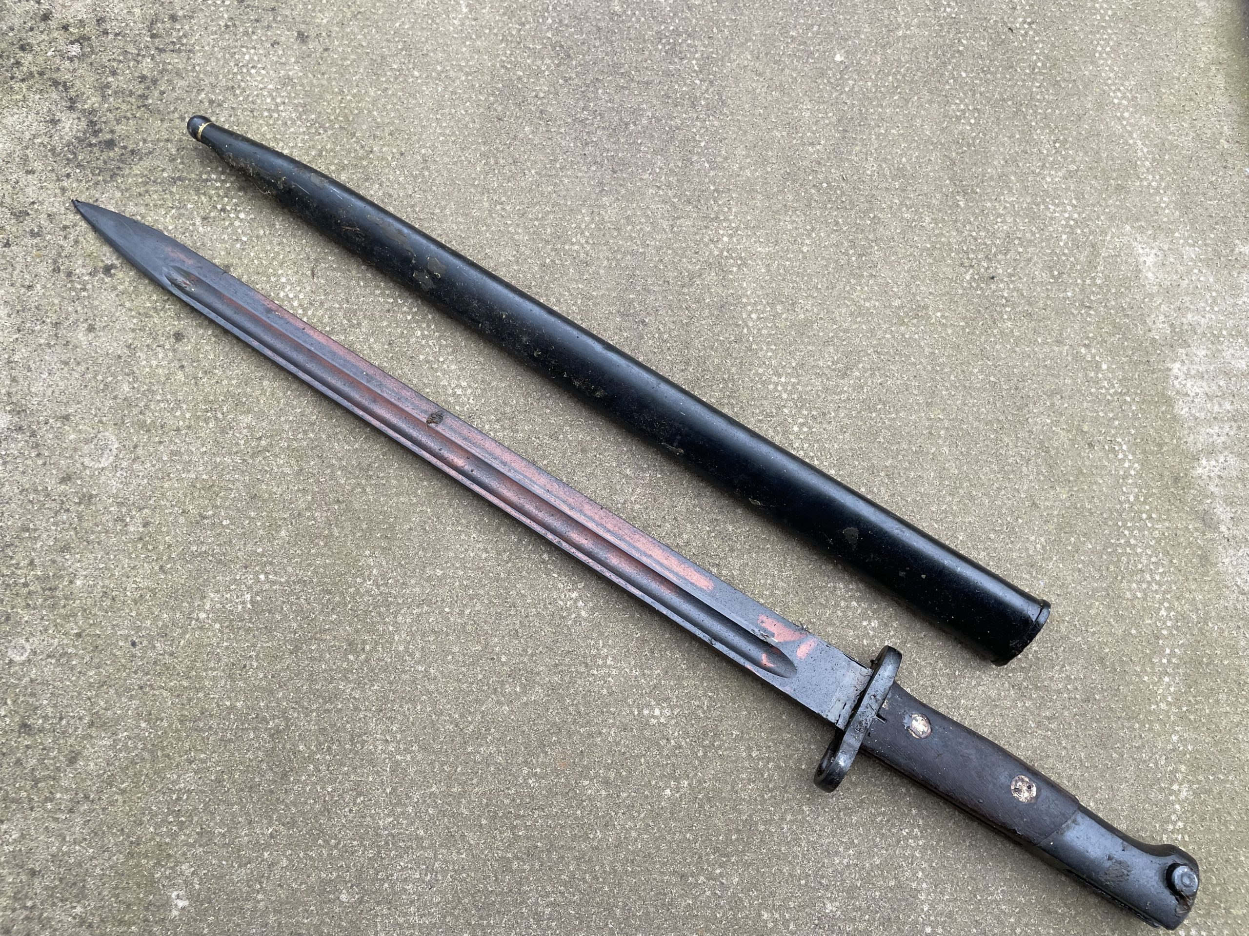 Mauser (Long) Bayonet & scabbard - Image 4