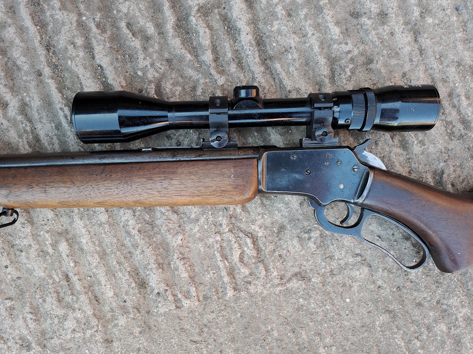 Marlin Model 39-A Underlever action rifle & scope - Image 2
