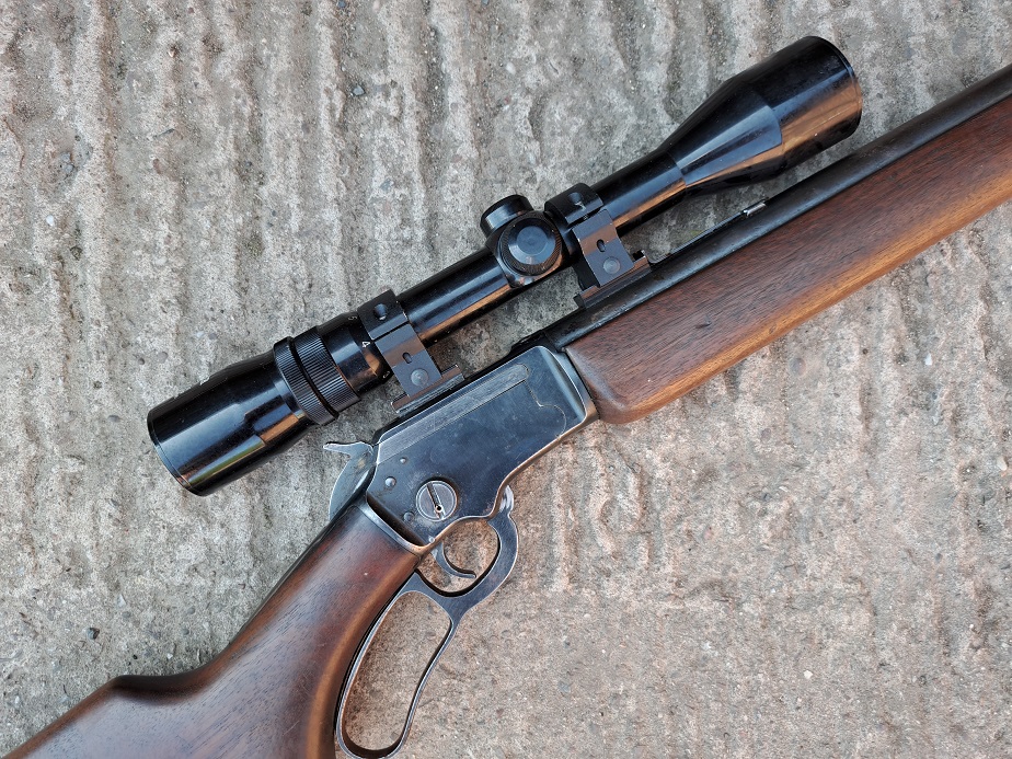 Marlin Model 39-A Underlever action rifle & scope - Image 4