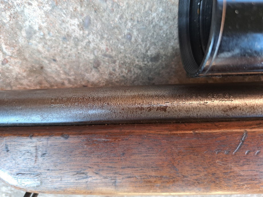 Marlin Model 39-A Underlever action rifle & scope - Image 6