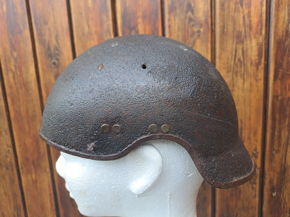 French pre WW2 Tank / AFV helmet - Image 3