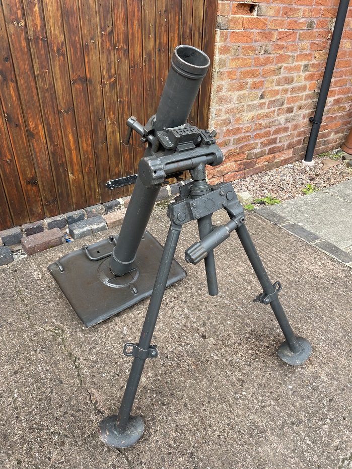 German *cm "Granatewerfer" Mortar WW2 dated S/N